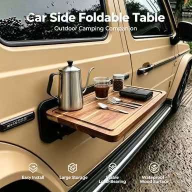 Outdoor Furniture Usa - Tavolo Pieghevole in Legno a Montaggio