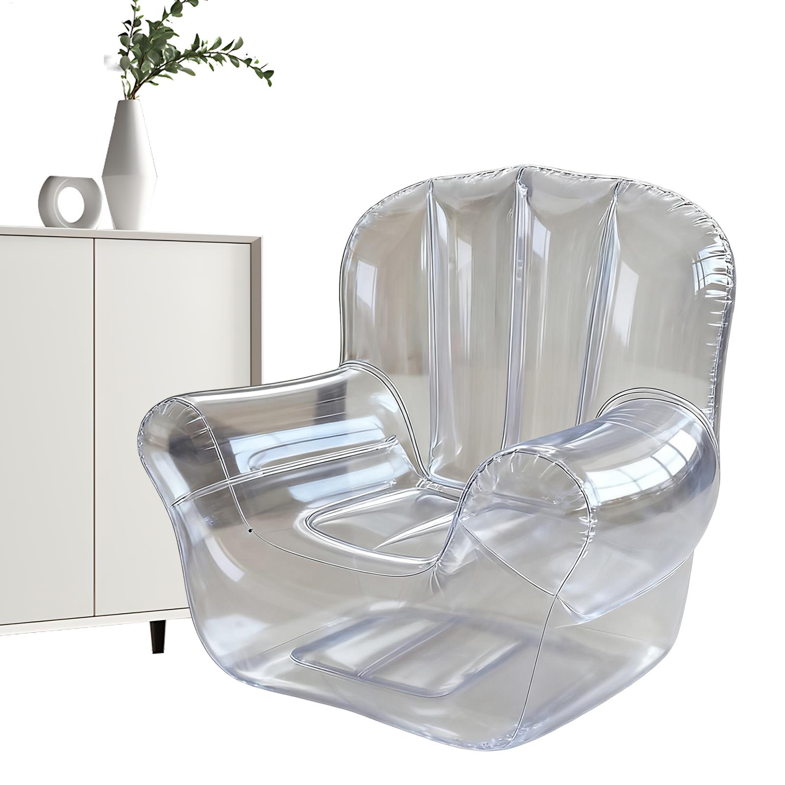 Outdoor Furniture For Pool - Divano gonfiabile in PVC trasparente addensato