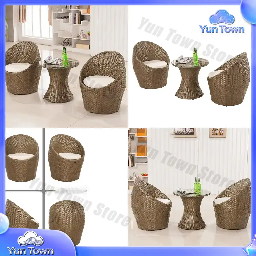 Outdoor Furniture Vietnam - Set da 3 Pezzi di Tavolo