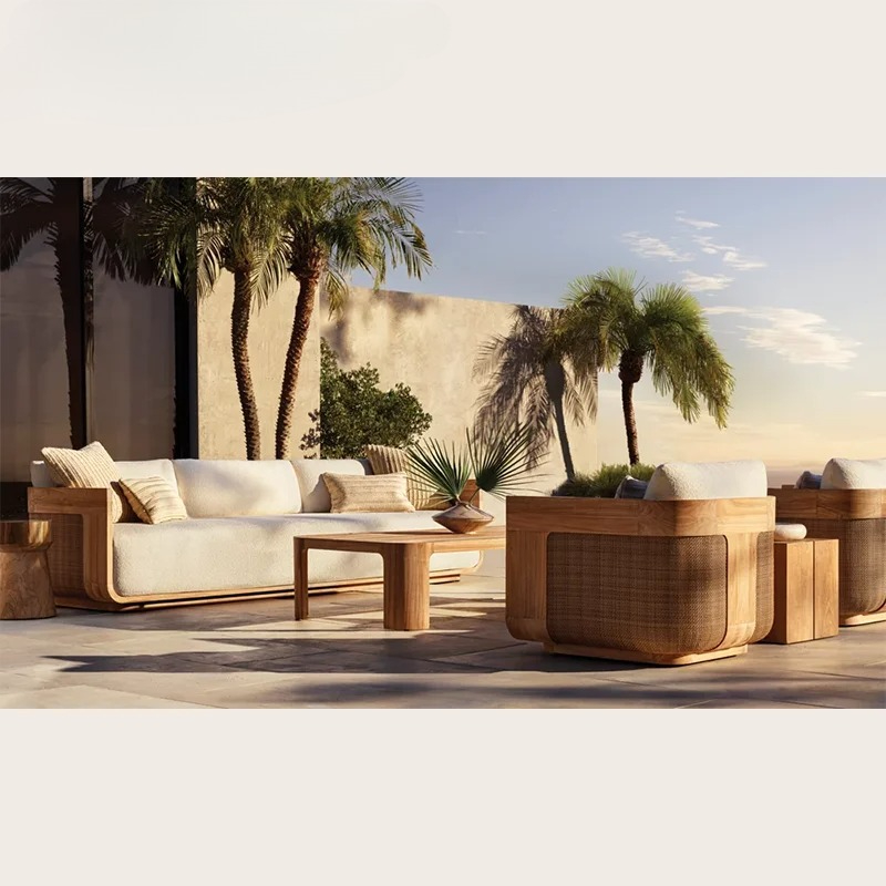 Set di divani in teak per este - Outdoor Furniture For Pool recensione e prezzo