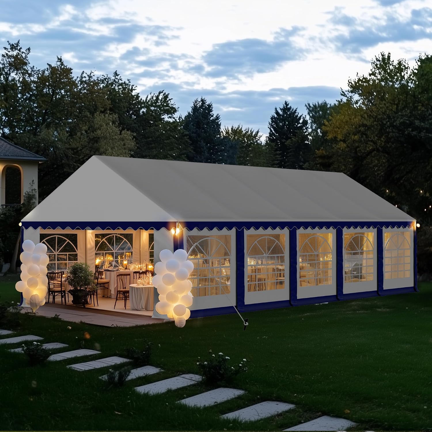 Tenda per Feste 16x32ft, Tende - Outdoor Furniture Heavy Duty recensione e prezzo
