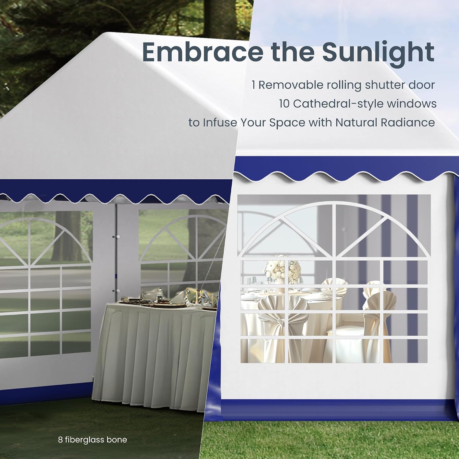 Tenda per Feste 16x32ft, Tende - Outdoor Furniture Heavy Duty recensione e prezzo