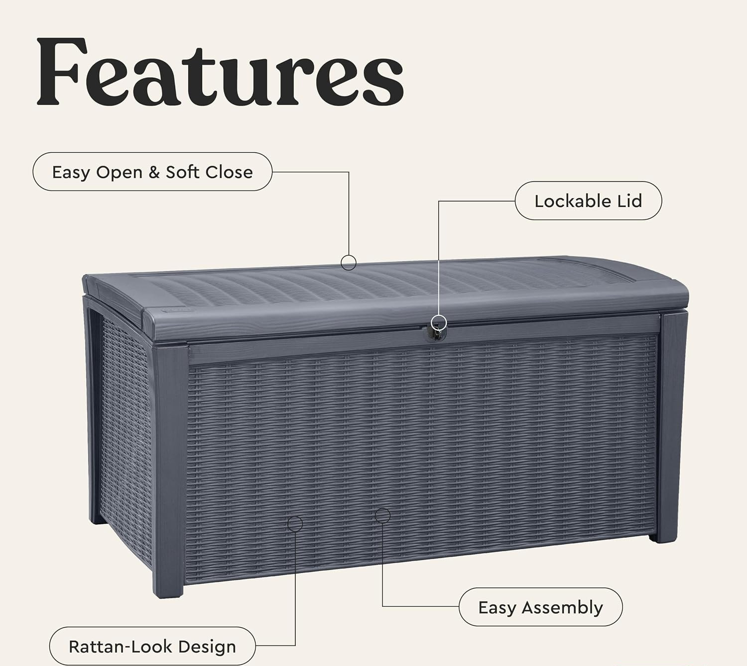 Contenitore da Esterno da 110  - Outdoor Furniture For Pool recensione e prezzo