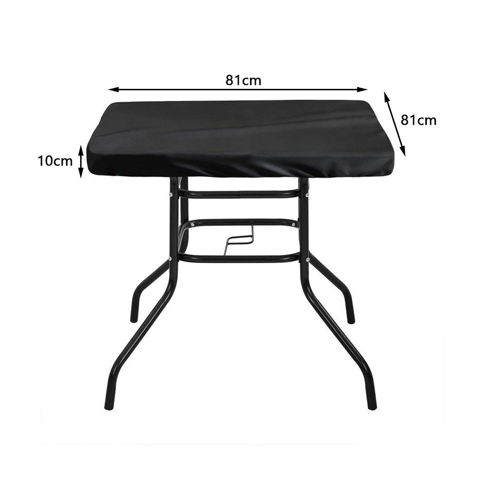 Telo Copritavolo Quadrato Nero - Outdoor Furniture Upholstery recensione e prezzo