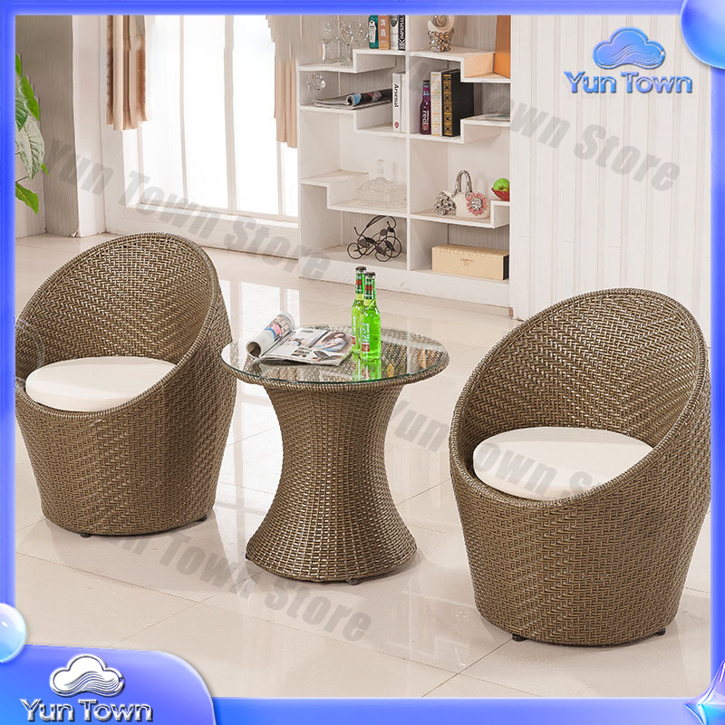 Set da 3 Pezzi di Tavolo e Sed - Outdoor Furniture Vietnam recensione e prezzo